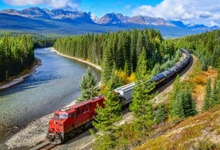 Rail Journey Through the Canadian Rockies