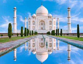 Reflection of the Taj Mahal