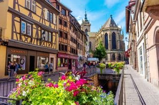 Half-timbered Houses in Colmar, France