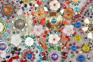 Thai Ceramic Wall Mosaic