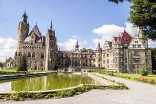Moszna Castle Reflective Beauty