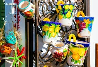 Colorful Ceramic Pots of Positano