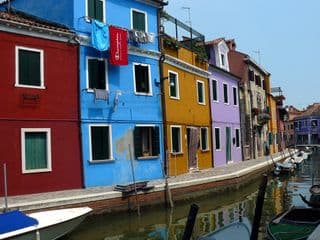 Vibrant Burano Canals