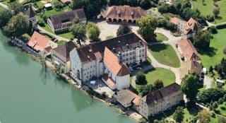 Beuggen Castle Overlooking the River