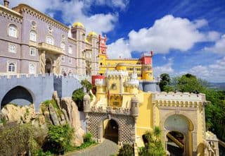 Regal Pena Palace atop the Sintra Mountains