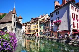 Annecy's Old Canal in Summer