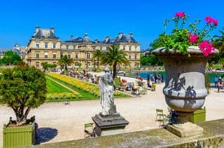 Luxembourg Palace Gardens in Springtime