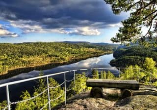 Overlooking the Norwegian Wilderness
