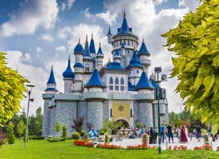 Enchanted Castle in Sazova Park, Eskisehir, Turkey
