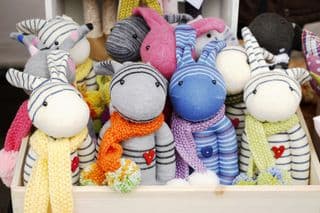 Handmade Rag Rabbit Collection