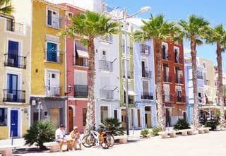 Vibrant Buildings of Villajoyosa Beach