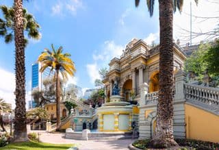Neptune's Terrace Fountain in Santiago, Chile
