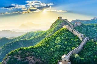 The Great Wall at Sunset