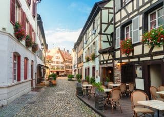 Cobblestone Lane of Petit France