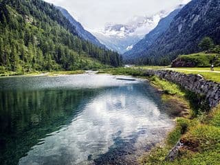 Emerald Waters of Fairy Lake, Piedmont, Italy