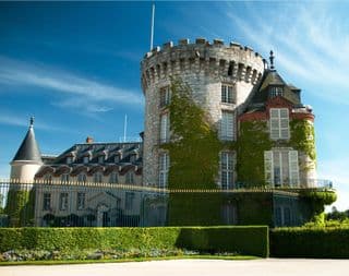 Medieval Castle Tower amidst the French Countryside