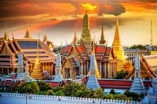 Sunset Splendor at the Grand Palace