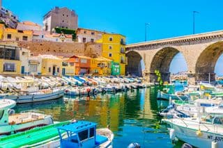 Vibrant Boats at the Vallon des Auffes Port in Marseille, France