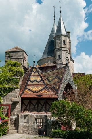 Medieval Castle in the French Countryside
