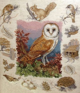 Woodland Creatures Tapestry