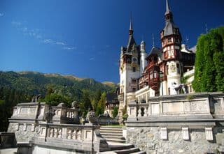 Peleş Castle in the Carpathians