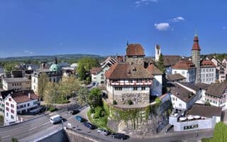 Medieval Fortress and Renaissance Town Hall in Frauenfeld