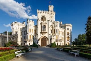 Hluboka Castle in the Czech Republic