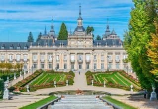 The Royal Palace of La Granja de San Ildefonso in Spain