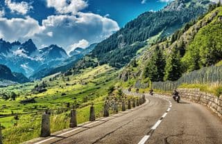 Motorcyclists Meander Through the Swiss Alps