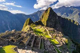 Ancient Incan Ruins of Machu Picchu