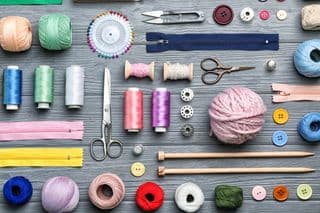 Assorted Sewing Threads and Accessories