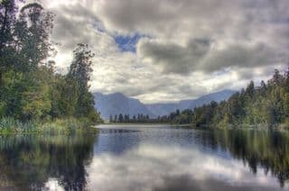 Majestic Lake Matheson Reflection