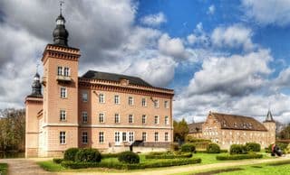 Historic Castle Gracht in Germany