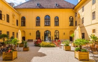 Baroque Elegance at Eckartsau Hunting Castle Courtyard