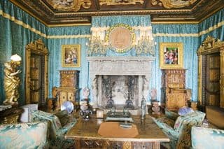 Luxurious Renaissance Revival Guest Bedroom at Hearst Castle