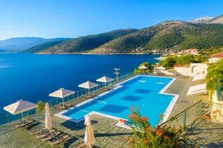 Overlooking the Aegean Sea from Kefalonia
