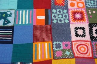 Colorful Patchwork Blanket