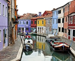 Rainbow Row in Burano Island