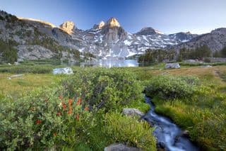 Painted Lady Lake at Sunset