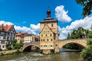 Old Bridge Tower in Bamberg, Germany