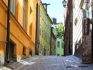 Narrow Alley in Old Town, Stockholm