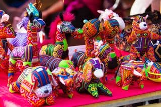 Colorful Patchwork Stuffed Animals