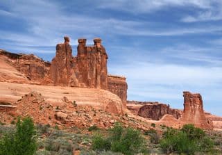 Grosvenor Arch in Arches National Park