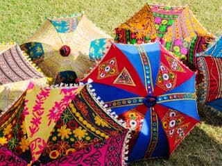 Vibrant Umbrellas of Rajasthan