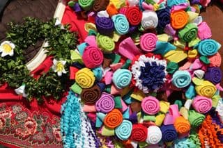 Colorful Floral Wreath for Horses