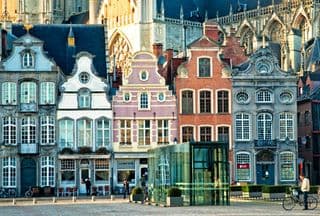 Historic Buildings of Grote Markt, Mechelen, Belgium