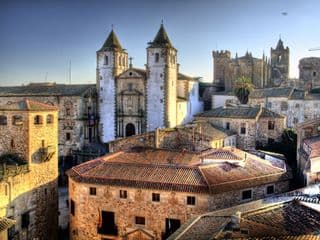 Sunset Over Cáceres Old Town