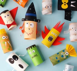 Handmade Halloween Monsters