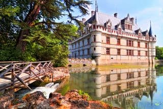 Reflection of Château d'Azay-le-Rideau in Moat