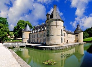 Fairytale Castle Reflecting in the Moat